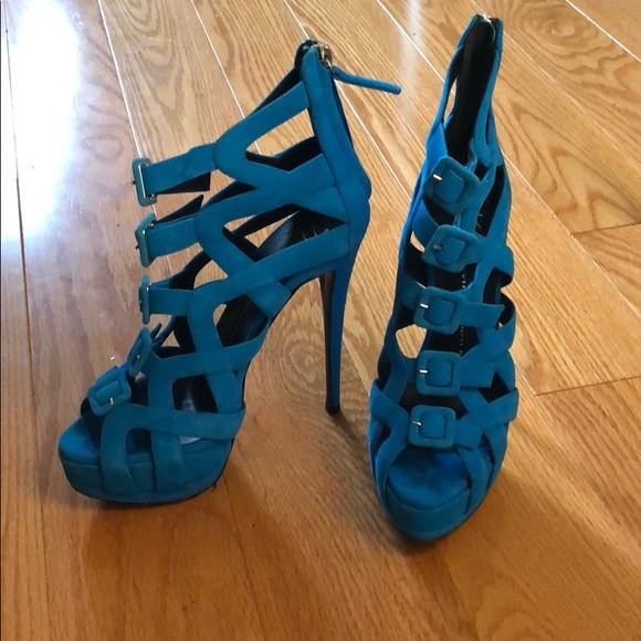 Giuseppe Zanotti Suede Sandals - Picture 1 of 2
